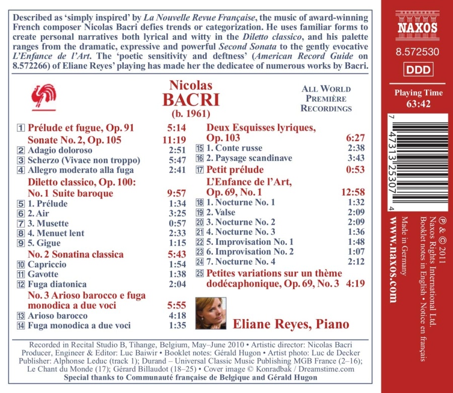 BACRI: Piano Music - slide-1