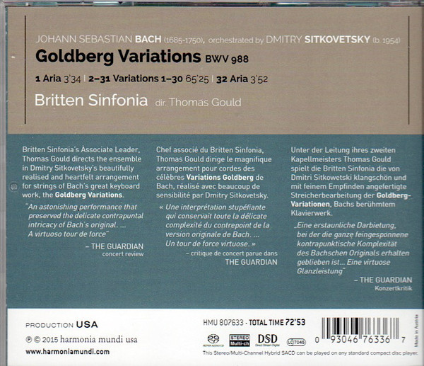 Bach: Goldberg Variations (wersja orkiestrowa) - slide-1