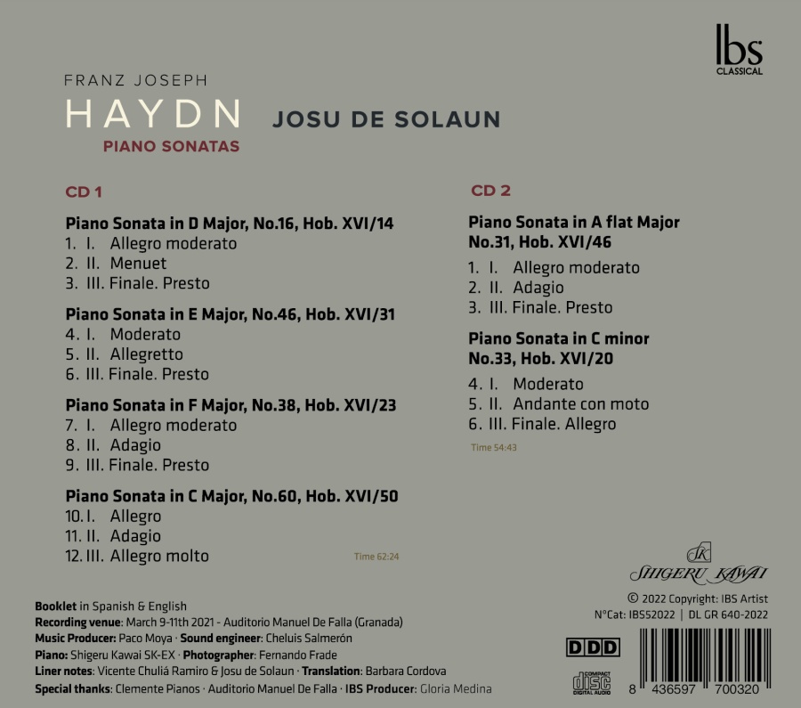 Haydn: Piano Sonatas - slide-1