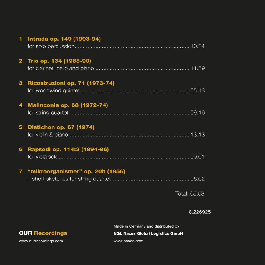 Borup-Jørgensen: Chamber Music - slide-1