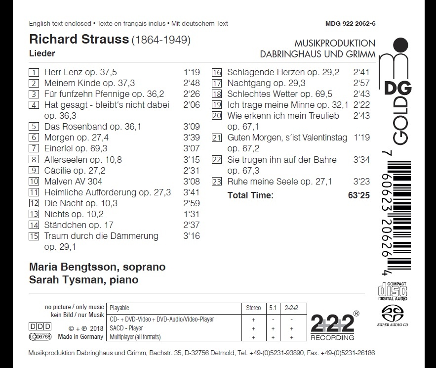 Strauss: Songs - slide-1