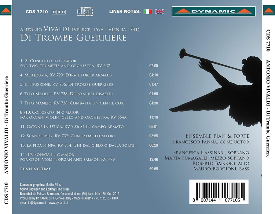 Vivaldi: Di Trombe Guerriere - Concerto for 2 Trumpets & Operatic Arias - slide-1