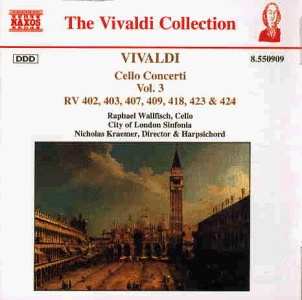 VIVALDI: Cello Concertos Vol. 3