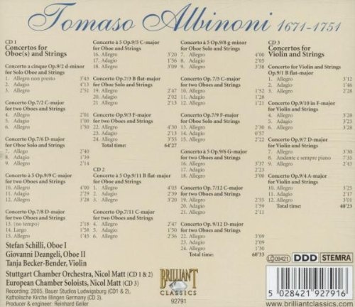 Albinoni: Complete Oboe Concertos - slide-1