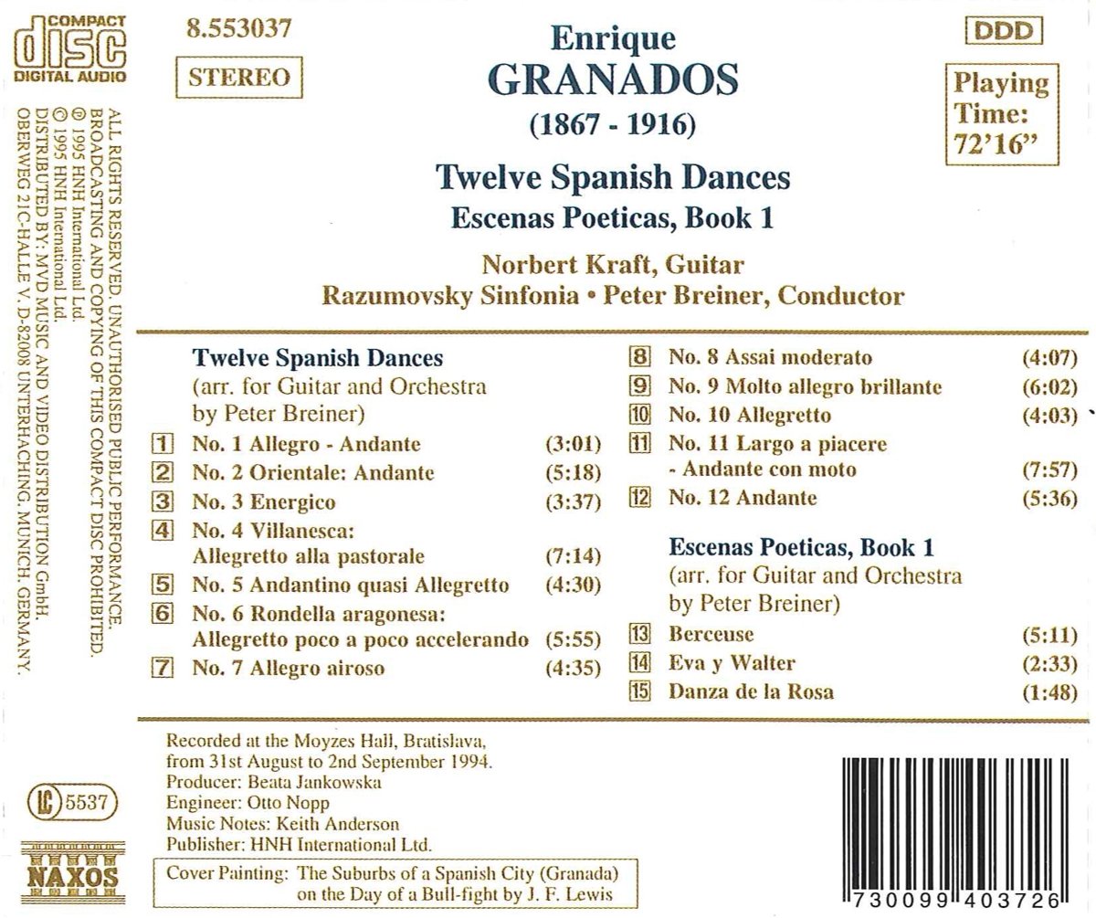 GRANADOS: 12 Spanish Dances - slide-1