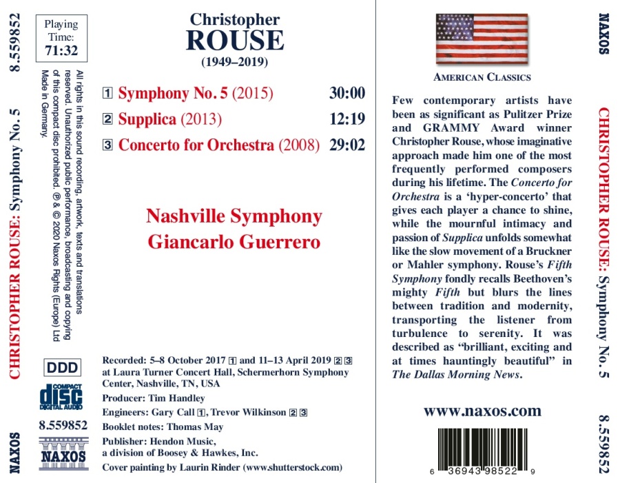 Rouse: Symphony No. 5 - slide-1