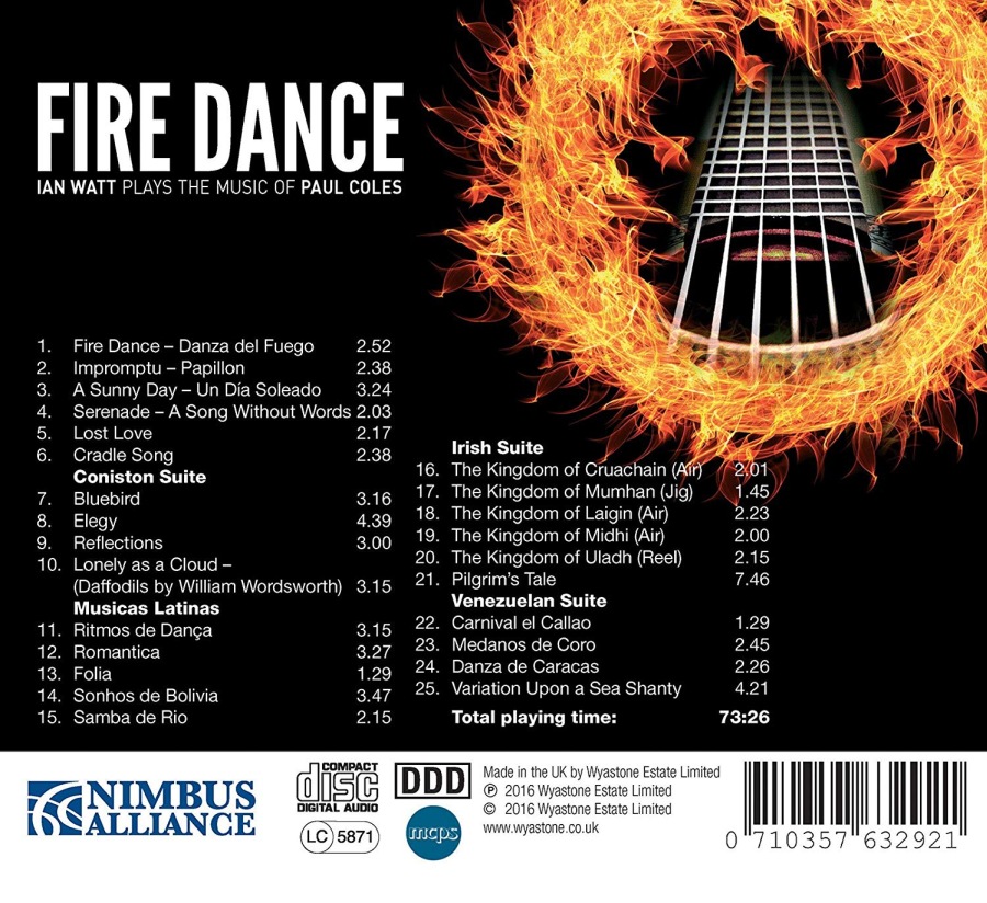 Fire Dance, Ian Watt plays the Guitar Music of Paul Coles - slide-1