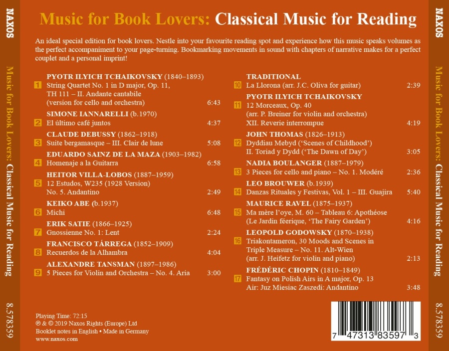 Music for Book Lovers - Classical Music for Reading - slide-1