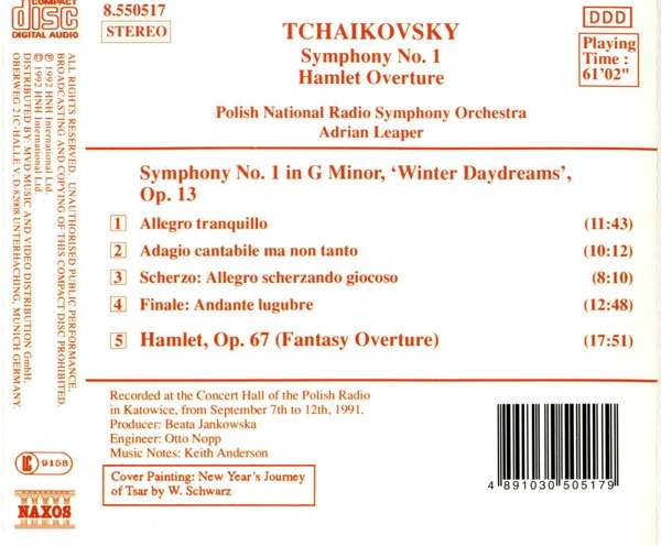 TCHAIKOVSKY: Symphony No. 1 - slide-1