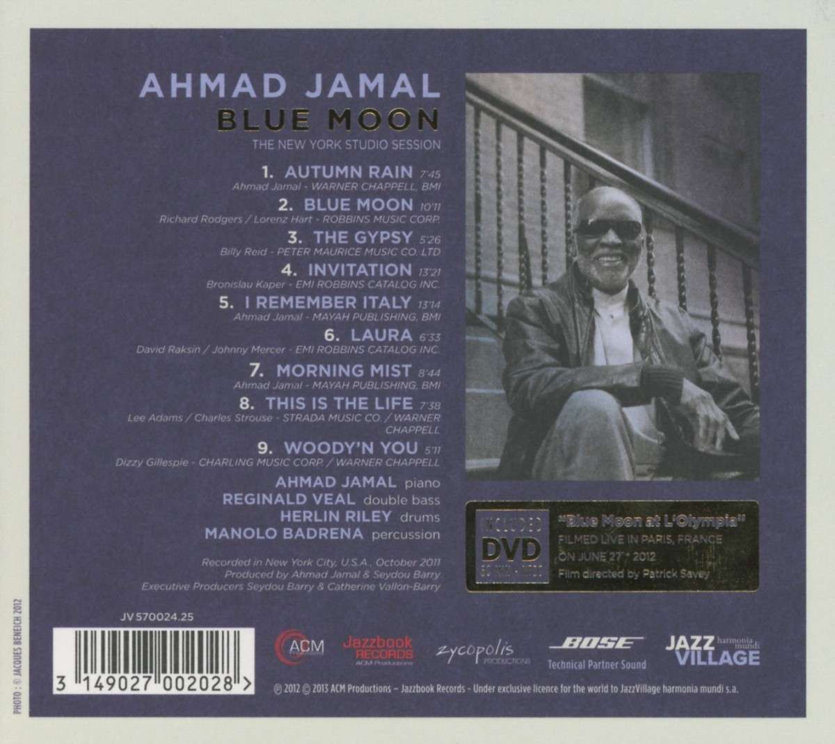 Ahmad Jamal: Blue Moon, CD+DVD Limited Edition - slide-1