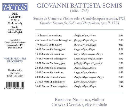Somis: Sonata da Camera Opus II - slide-1