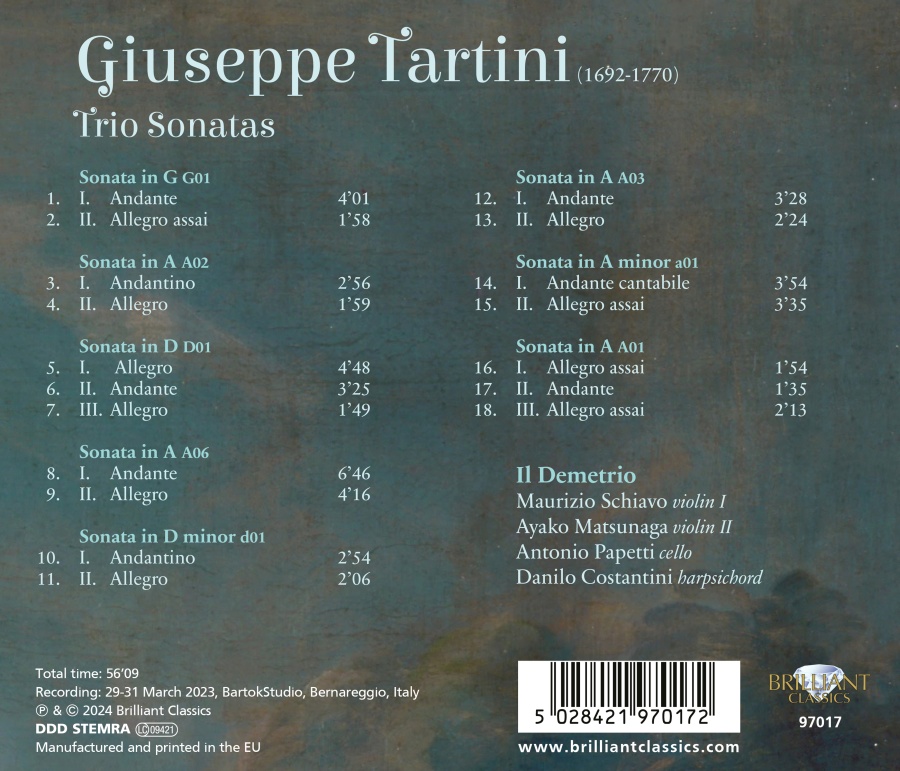 Tartini: Trio Sonatas - slide-1