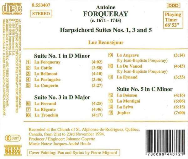 FORQUERAY: Harpsichord Suites - slide-1