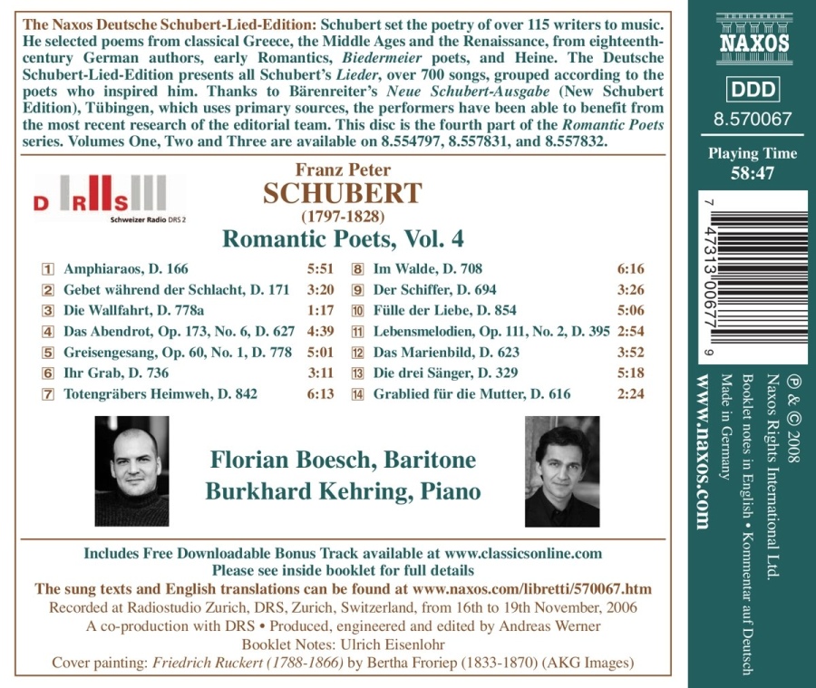 Schubert: Romantic Poets Vol. 4 - slide-1