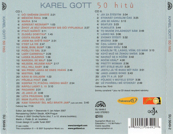 Gott, Karel: 50 Hitu - slide-1