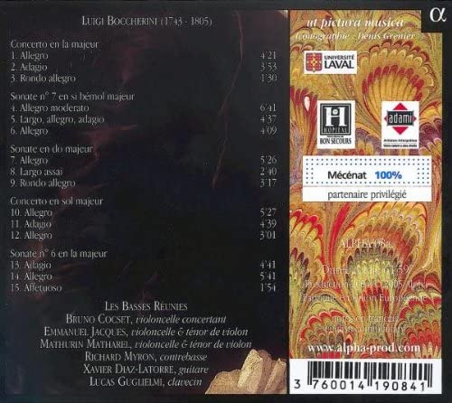 BOCCHERINI: Sonates et concertos - slide-1