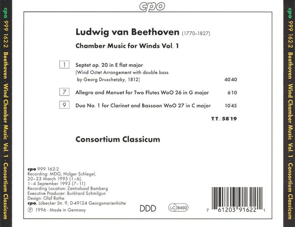 BEETHOVEN: Wind chamber music vol. 1 - slide-1