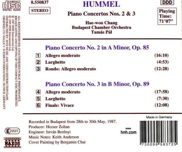 HUMMEL: Piano Concertos vol. 1 - slide-1