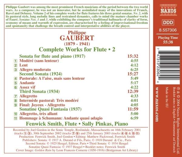 GAUBERT: Works for Flute, Vol. 2 - slide-1