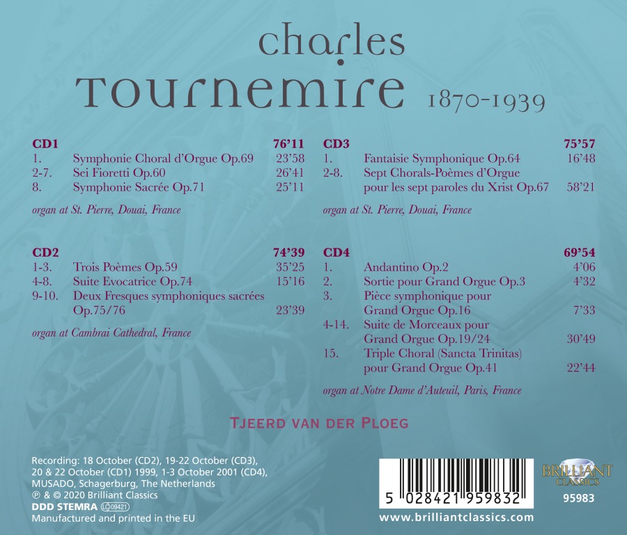 Tournemire: Complete Organ Music - slide-1