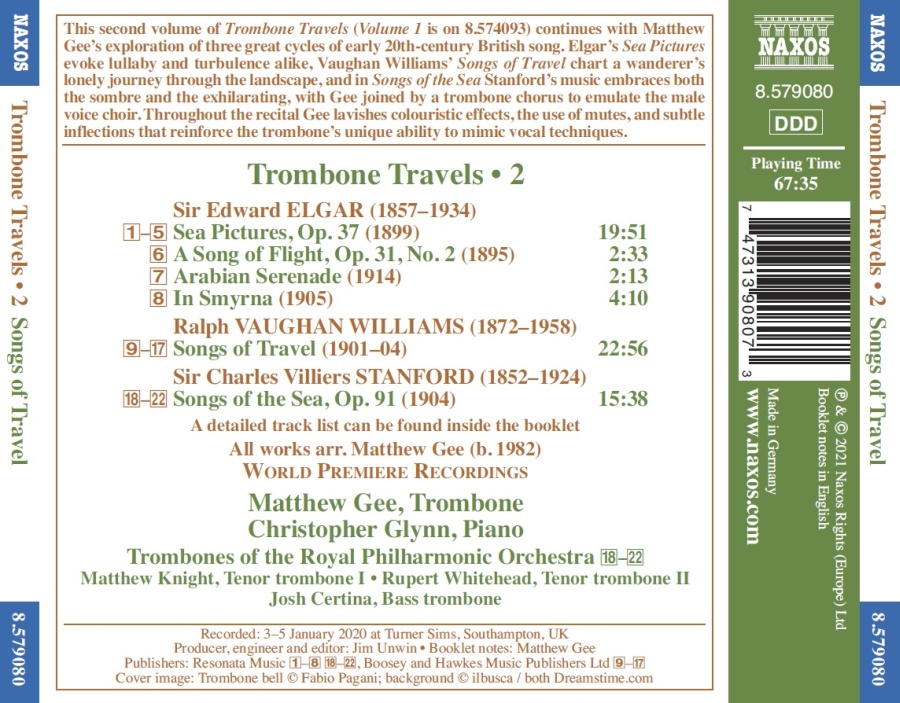 Songs of Travel - Trombone Travels, Vol. 2 - slide-1