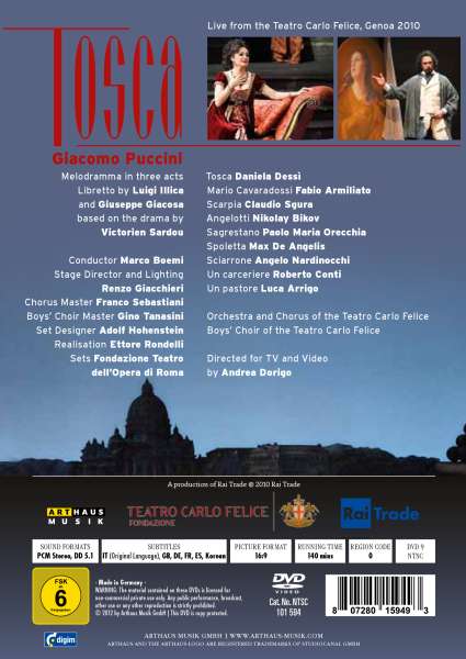 Puccini: Tosca / Teatro Carlo Felice Genua  - slide-1