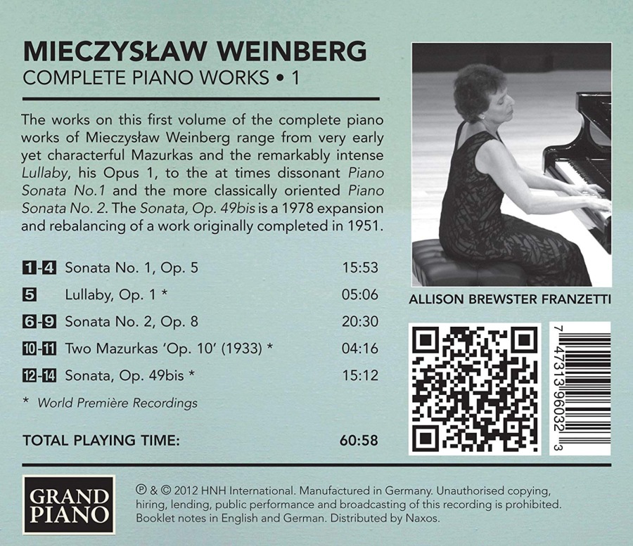 Weinberg: Complete Piano Works Vol. 1 - slide-1