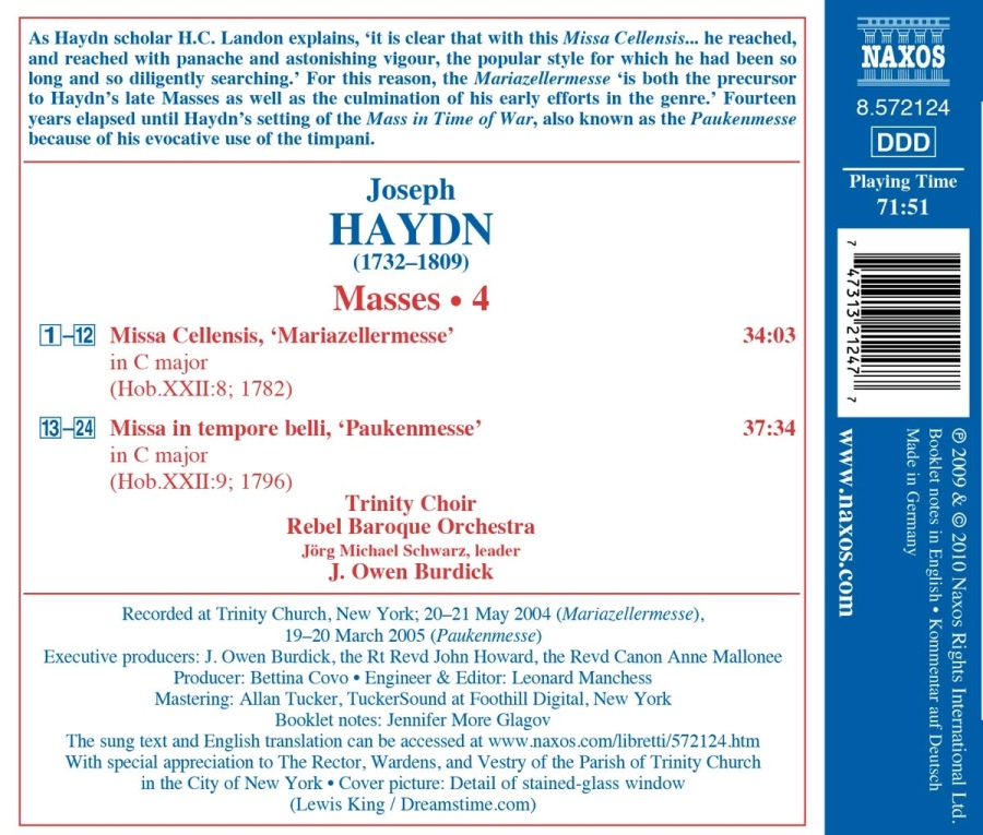 Haydn: Mariazellermesse, Paukenmesse - slide-1