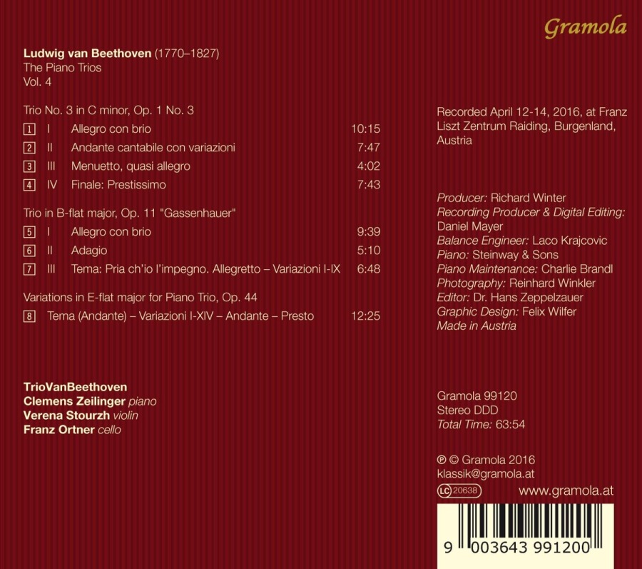 Beethoven: Piano Trios Vol. 4 - slide-1