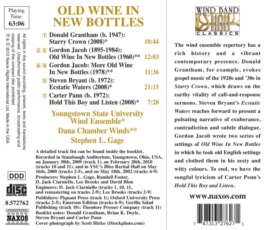 Old Wine in New Bottles - Grantham, Jacob, Bryant, Pant (Wind Band Classics) - slide-1