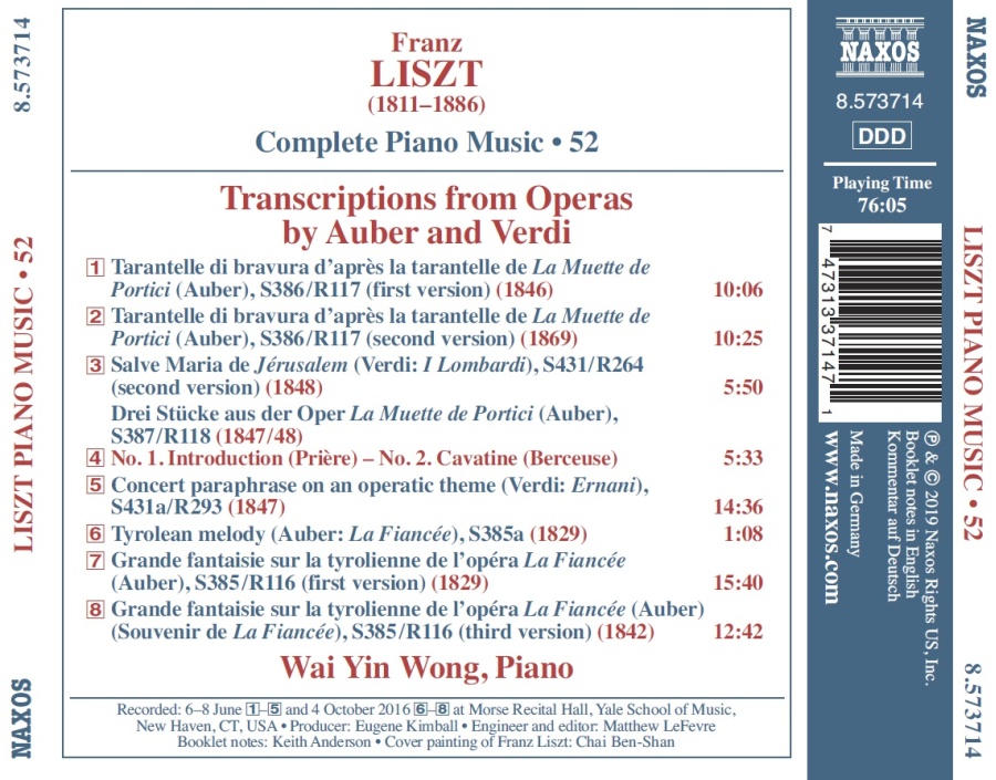 Liszt: Complete Piano Music Vol. 52 - slide-1