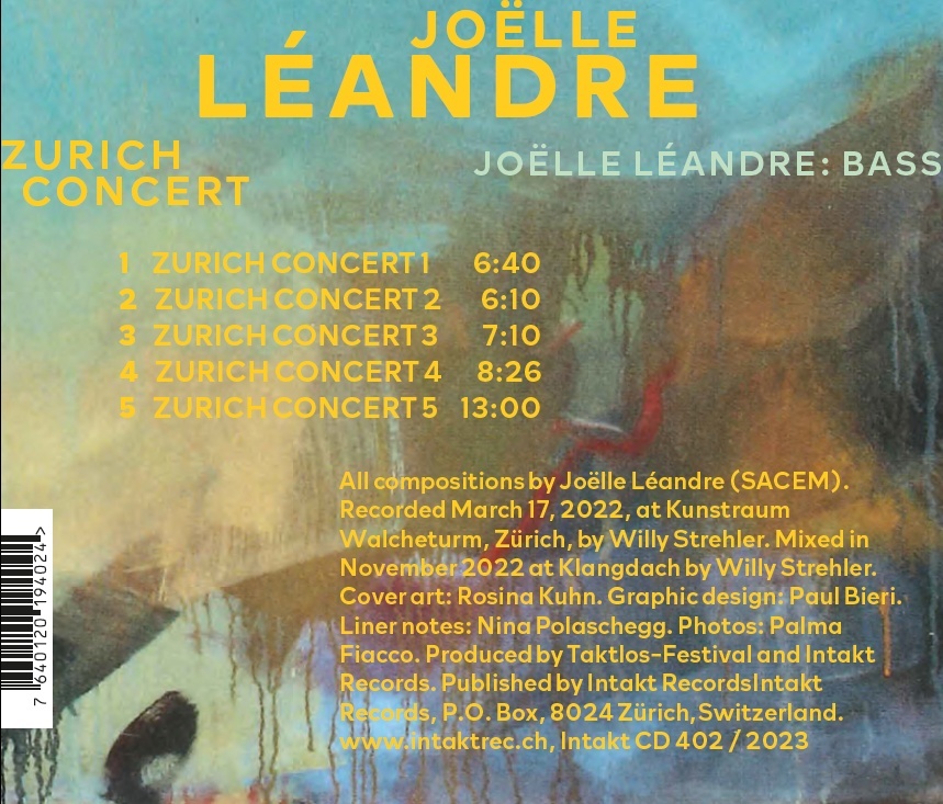 Joëlle Léandre: Zurich Concert - slide-1