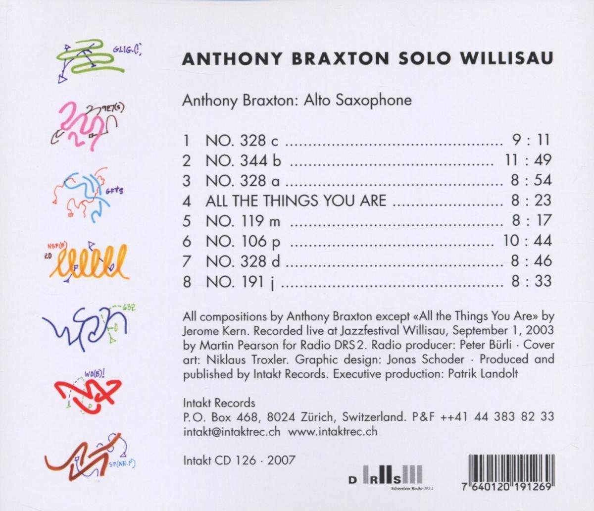 Anthony Braxton: Solo Willisau - slide-1