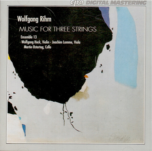 RIHM: Music for Three Strings