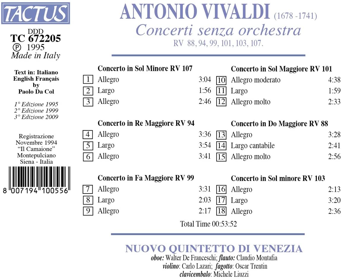 Vivaldi: Concerti Senza Orchestra - slide-1