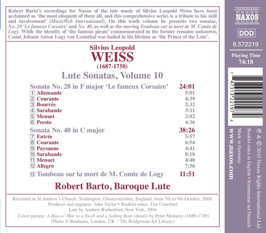 Lute Sonatas Vol. 10 - slide-1