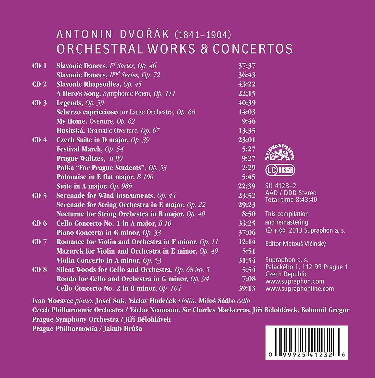 Dvorak: Orchestral Works & Concertos - slide-1