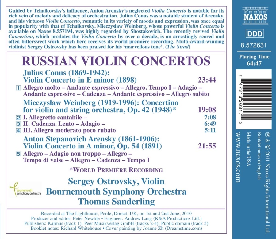 Russian Violin Concertos - slide-1