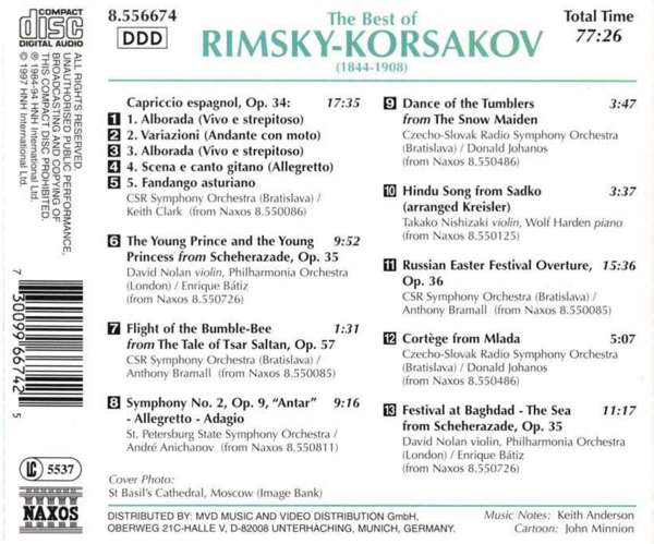 THE BEST OF RIMSKY-KORSAKOV - slide-1