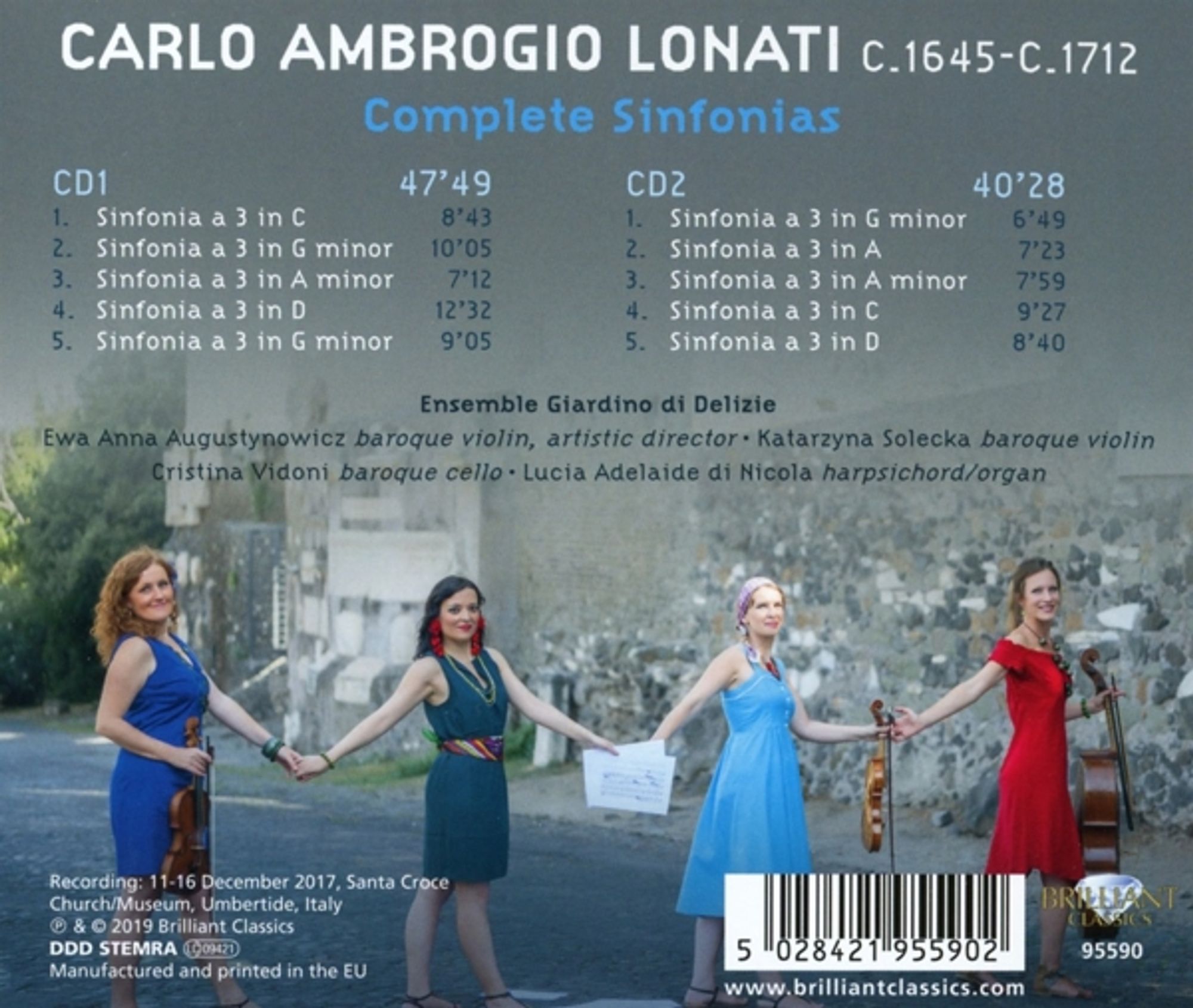 Lonati: Complete Sinfonias (Trio Sonatas) - slide-1