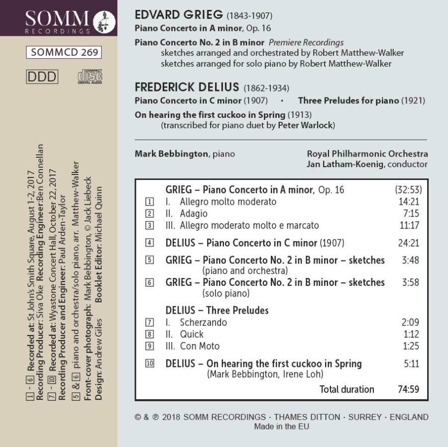 Grieg & Delius: Piano Concertos - slide-1