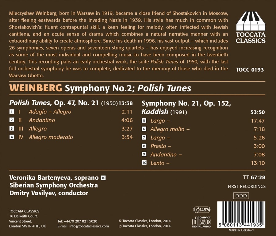 Weinberg: Symphony No. 21 Polish Tunes Op. 47 No. 2 - slide-1