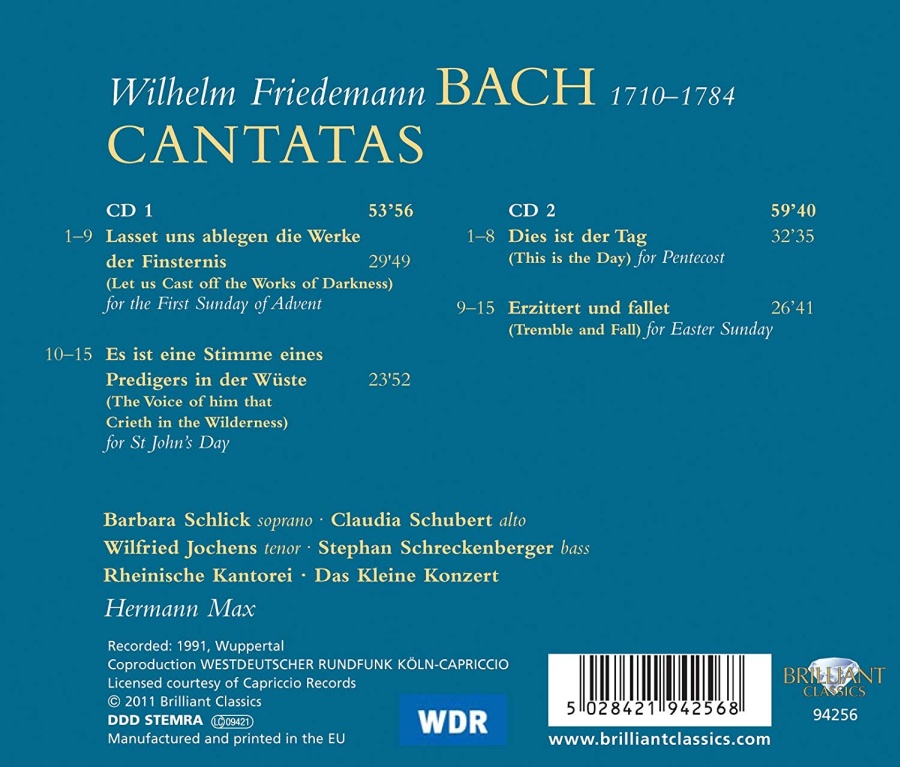 W.F. Bach: Cantatas - slide-1