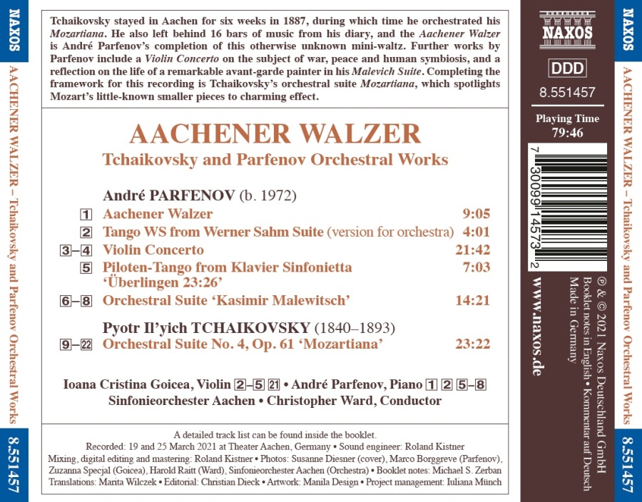 Aachener Walzer - Tchaikovsky and Parfenov Orchestral Works - slide-1
