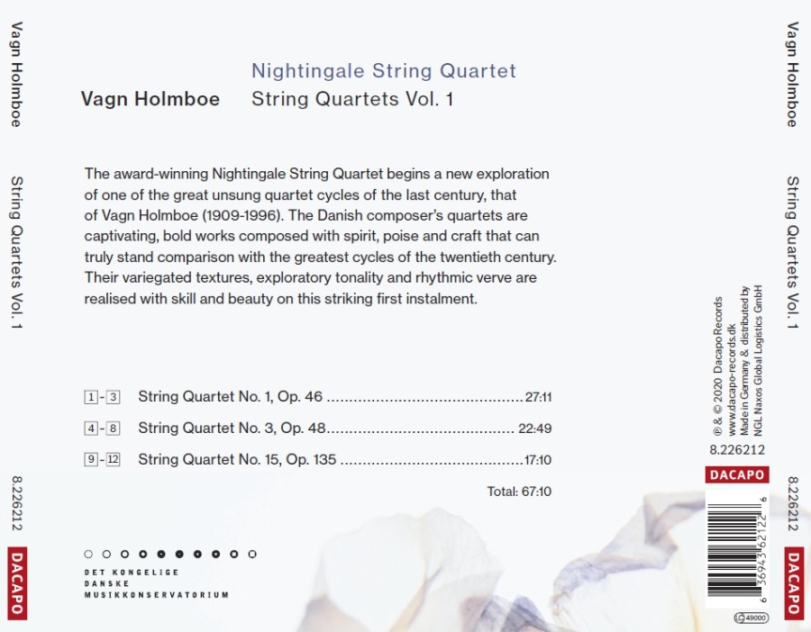 Holmboe: String Quartets Vol. 1 - slide-1