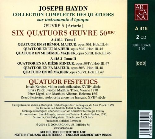 Haydn: Les Quatuors Œuvre 50 - slide-1