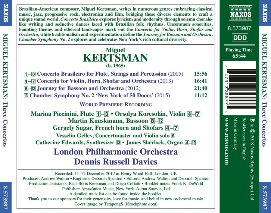 Kertsman: Three Concertos - slide-1