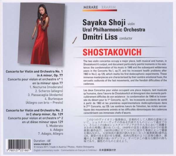 Shostakovich: Violin Concertos Nos. 1 & 2 - slide-1