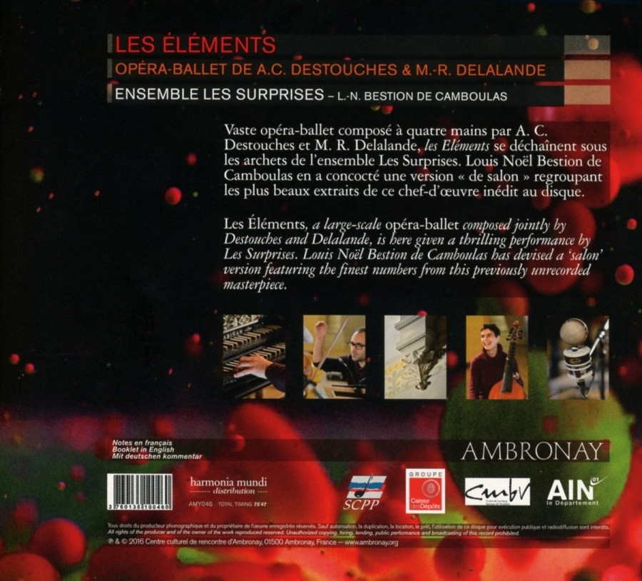 Destouches & Delalande: Les Eléments, opéra-ballet - slide-1