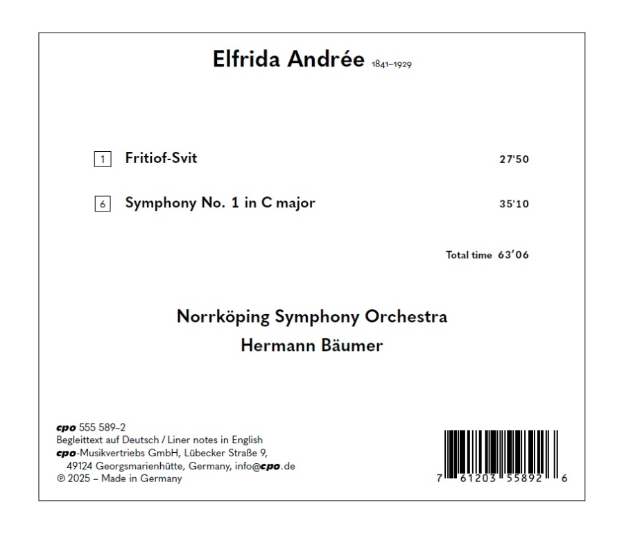 Andrée: Symphony No. 1; Fritiof Suite - slide-1